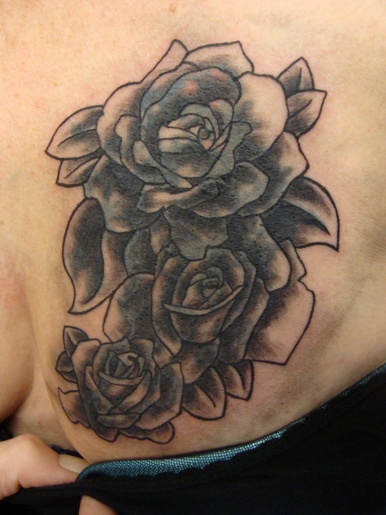 Roses Tattoos On Chest Rose Chest Tattoo Meaning Best Tattoo Design inside dimensions 768 X 1024