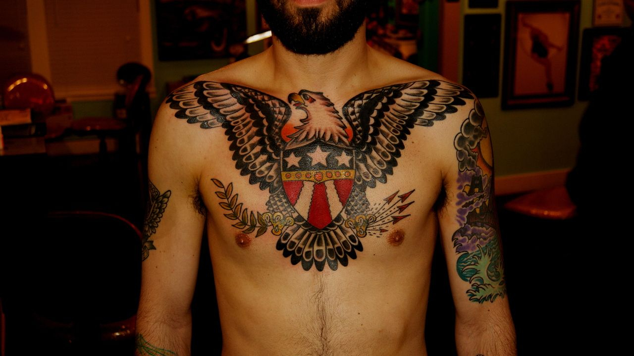 Sailor Jerry Tattoo Chest Eagle Chest Tattoos Eagle Chest Rob within measurements 1280 X 719