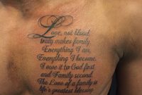 Script On Chest Tattoo Artist Nina Dreamworx Ink 3883 Rutherford Rd intended for dimensions 2448 X 3264
