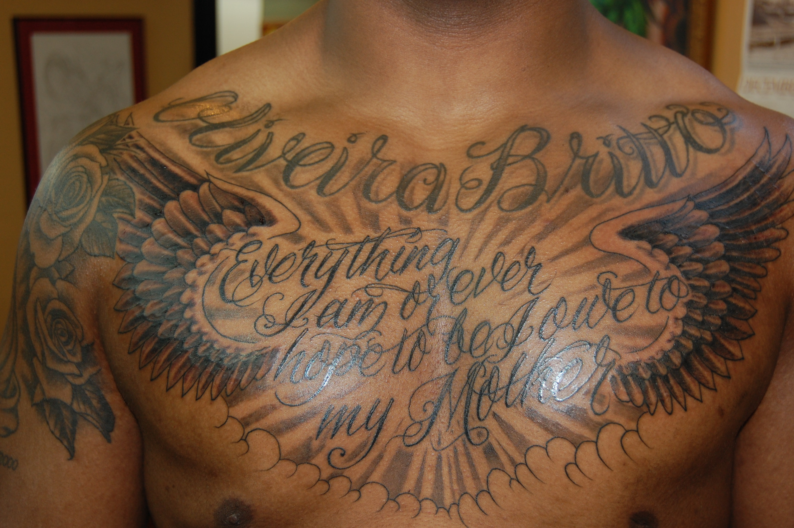 Scroll Chest Tattoodenenasvalencia throughout proportions 3008 X 2000