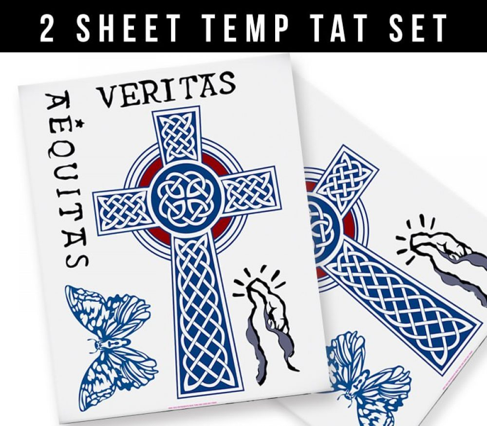 Set Of Official Bds Temporary Tattoos Boondock Saints intended for sizing 1000 X 875