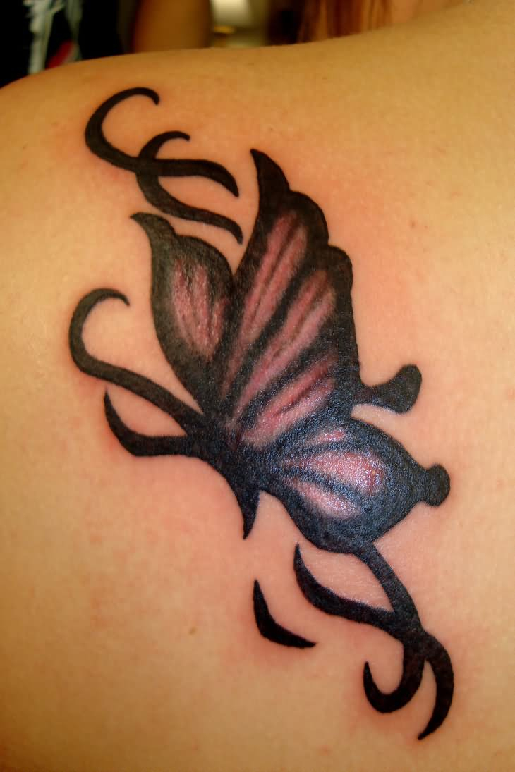 Simple Tribal Butterfly Tattoo Design regarding dimensions 730 X 1095