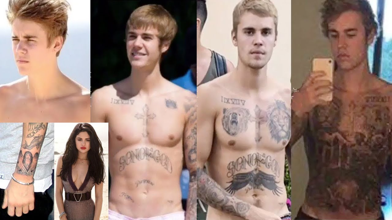 Singer Justin Biebers Tattoos 2018 Justin Biebers Tattoos throughout sizing 1280 X 720