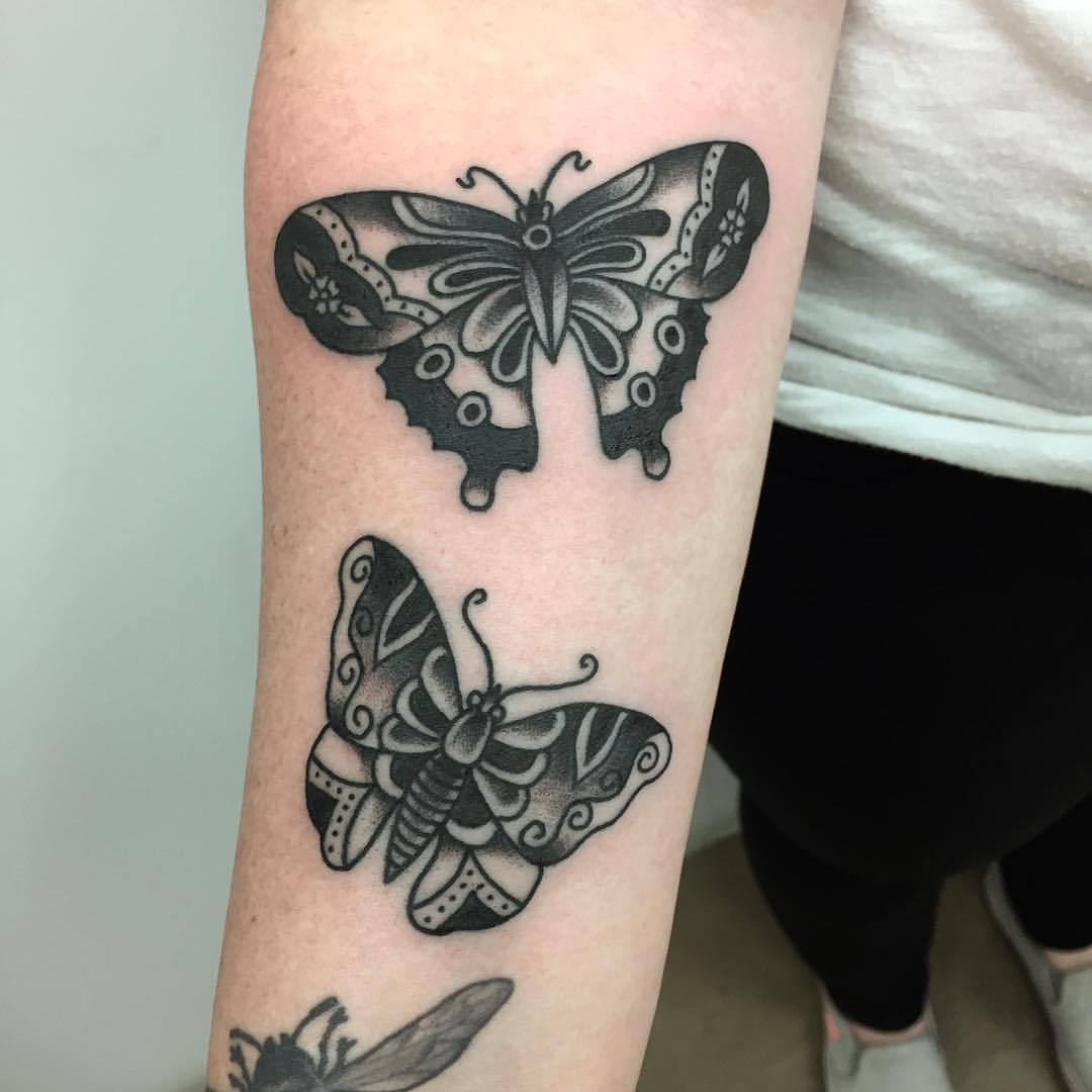 Situs Inversus Tattoo Classic Sailor Jerry Butterflies Thanks with regard to size 1080 X 1080