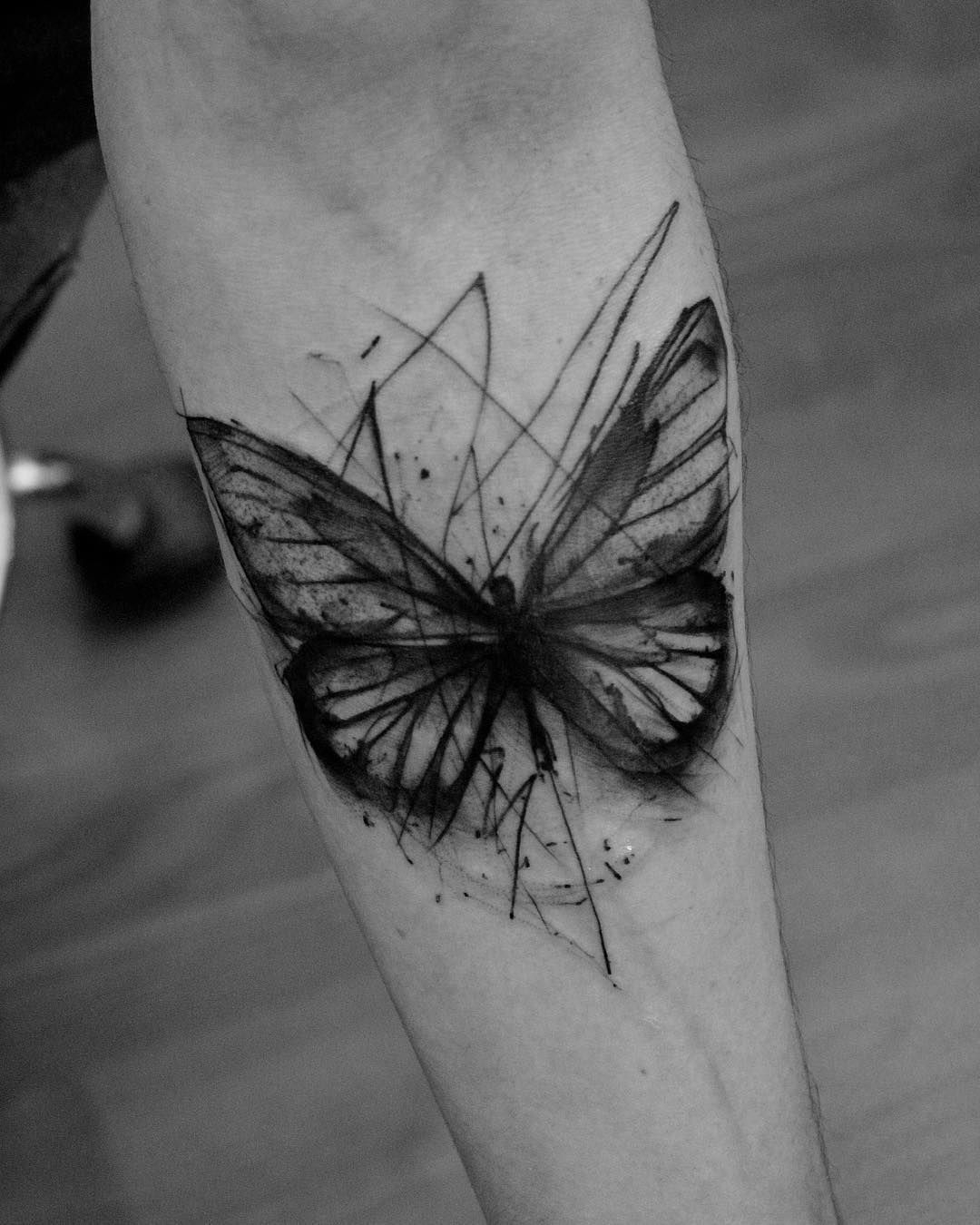 Sketch Style Butterfly Kamil Mokot Tattoos On Men Black throughout dimensions 1080 X 1350
