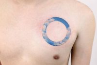 Sky Circle Tattoo On The Chest Tattoo Artist Doy Circle Tattoo throughout dimensions 1000 X 1000