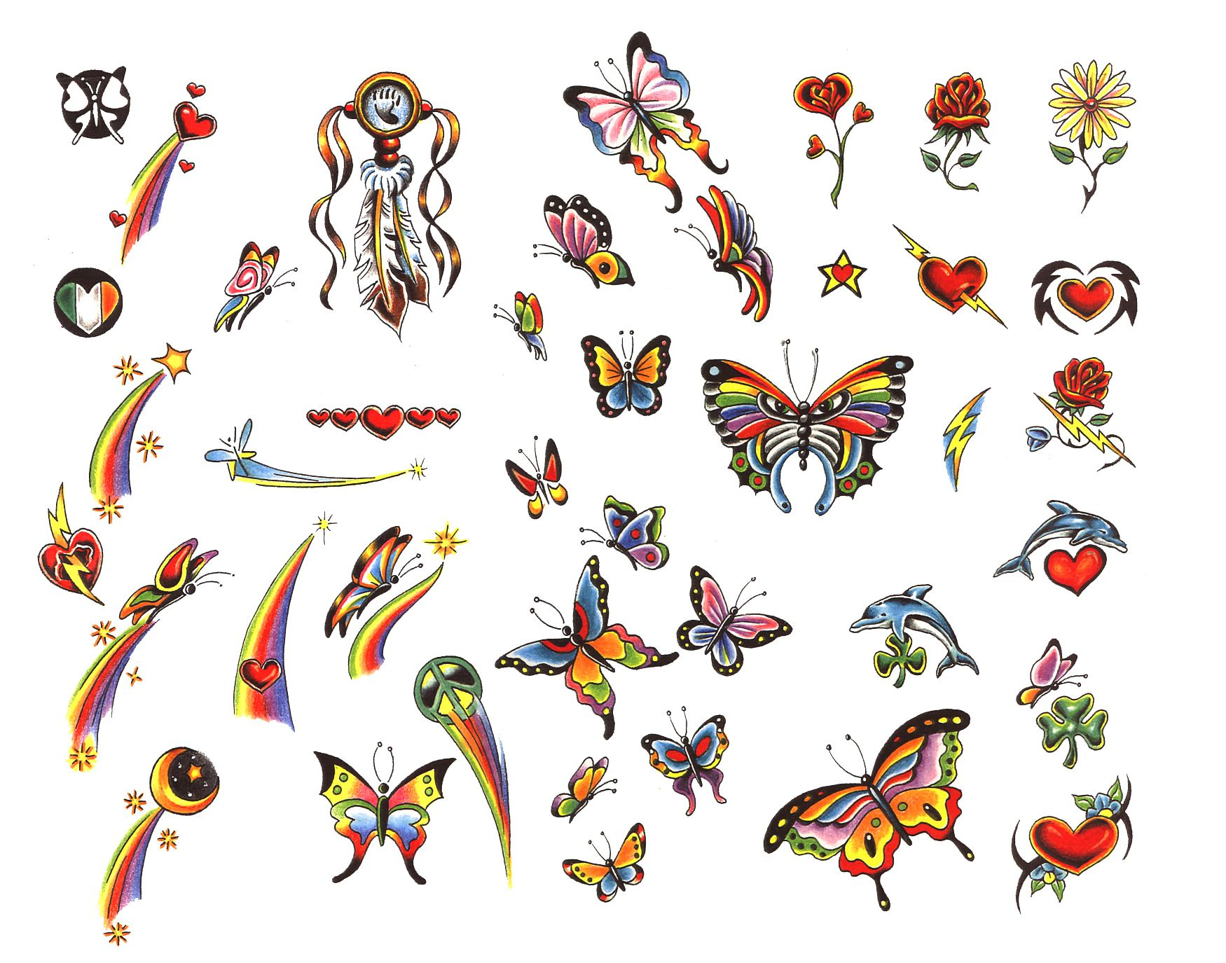 Small Butterfly Tattoo Designs Small Colored Butterfly Tattoos with size 1750 X 1375