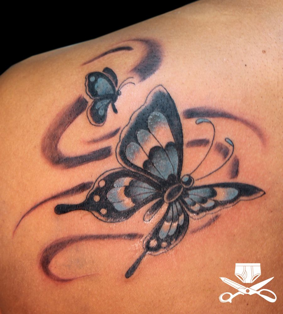 Small Butterfly Tattoos Butterfly Tattoo Multiple Butterflies On intended for measurements 901 X 1000