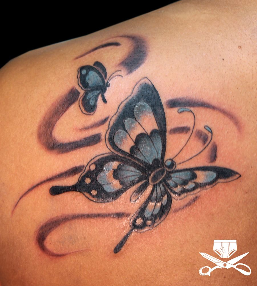 Small Butterfly Tattoos Butterfly Tattoo Multiple Butterflies On regarding dimensions 901 X 1000