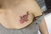Small Female Chest Tattoos Rose Tattoo On The Chest Tattoo Artist intended for proportions 1024 X 1024