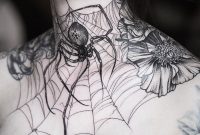 Spider Web Neck Tattoo Neck Tattoos Tattoos Web Tattoo within sizing 900 X 883