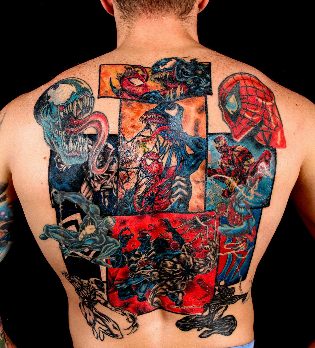 Spiderman Tattoos The Top 15 Spiderman Tattoo Designs in size 1200 X 1324