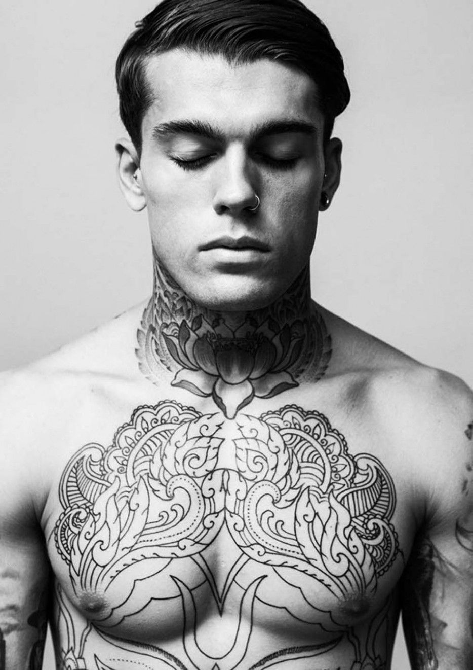 Stephen James Tit For Tat Best Neck Tattoos Neck Tattoo For throughout sizing 934 X 1321