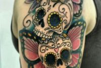 Sugar Skull Butterfly Tattoo Tattoos Skull Butterfly Tattoo throughout proportions 960 X 960