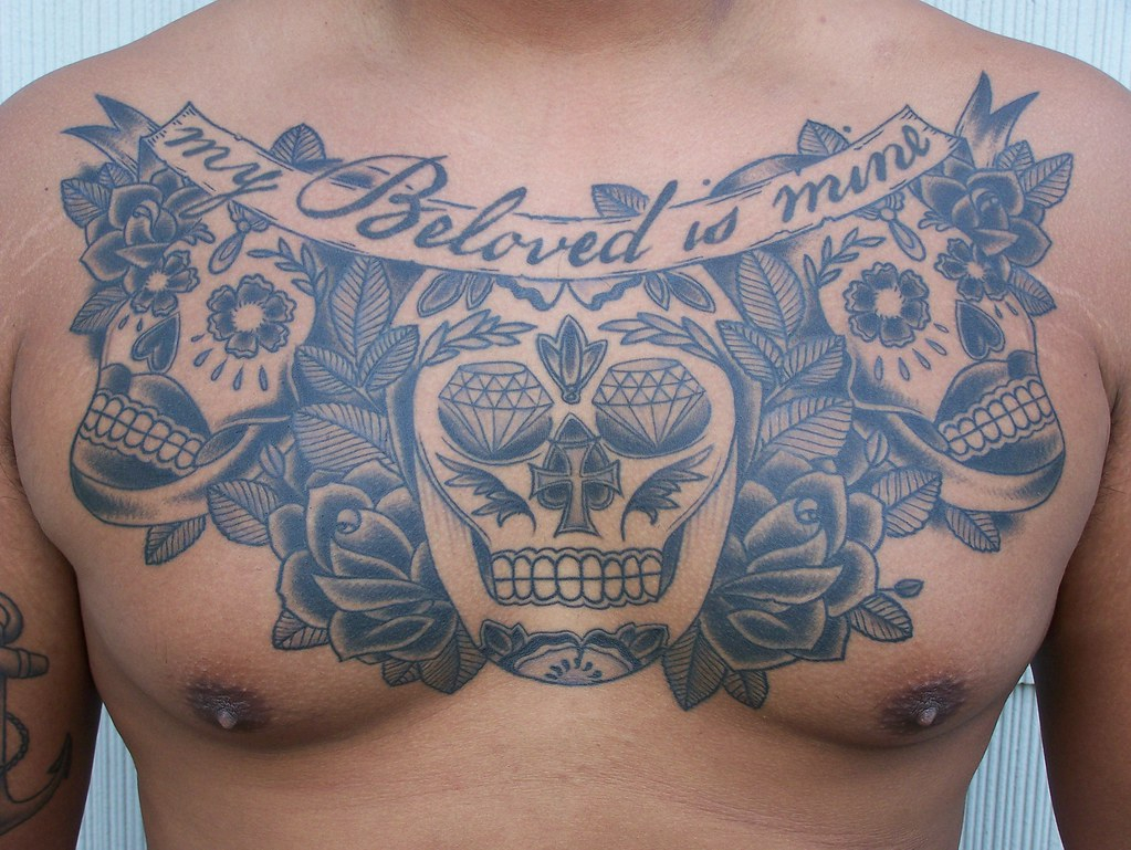 Sugar Skull Chest Calavera De Los Muertos Michael Freeman Flickr in proportions 1023 X 769