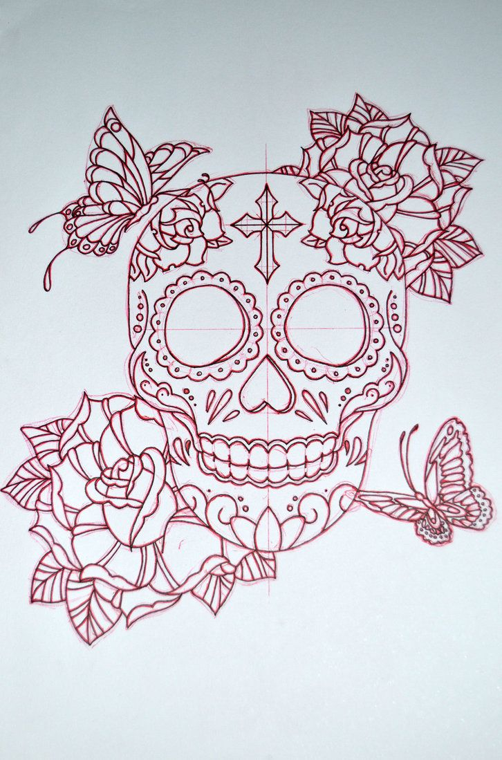 Sugar Skull Designs Google Search Change The Cross Into A Heart Or pertaining to sizing 726 X 1099