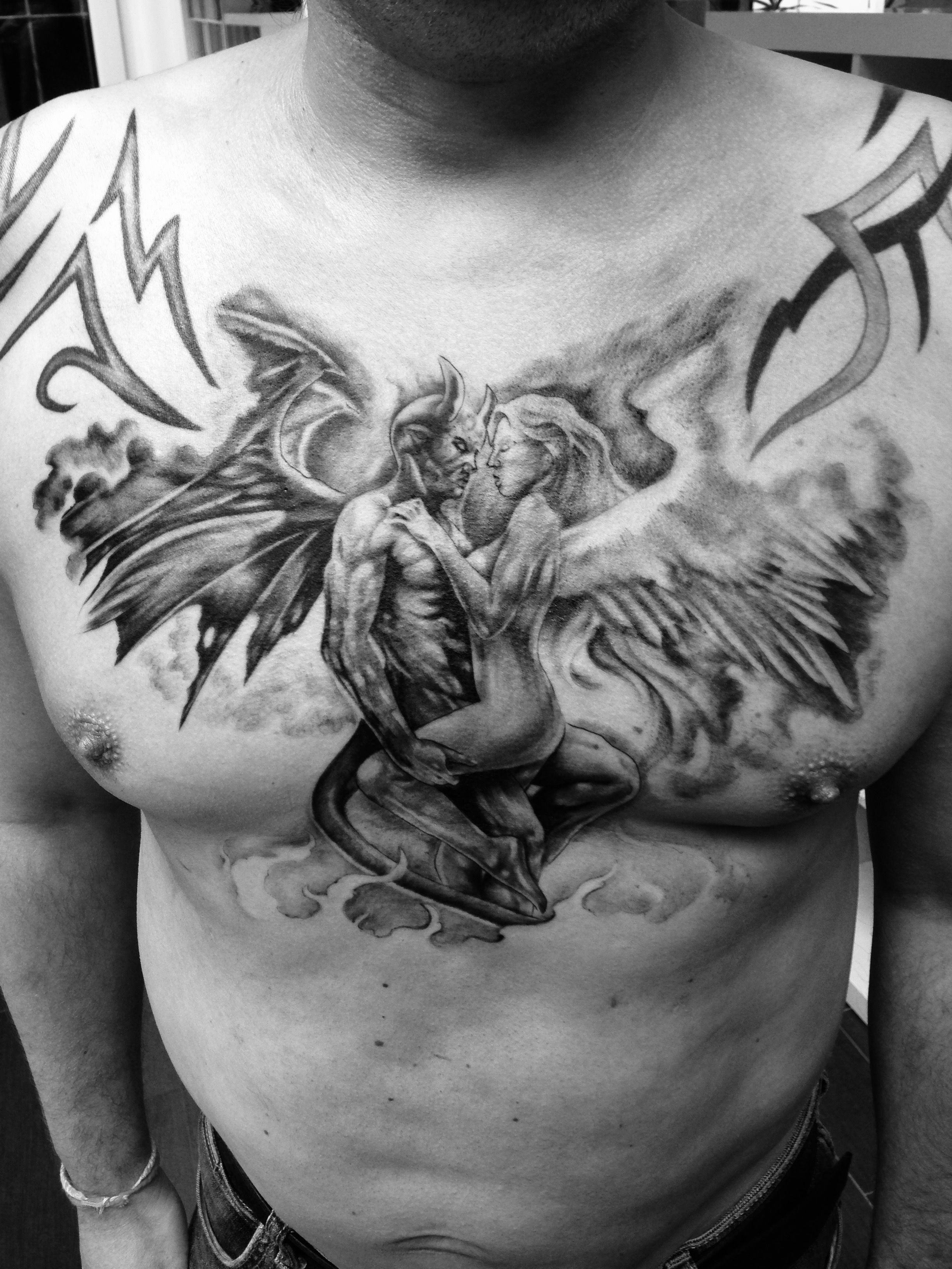 Sun Chest Tattoo within dimensions 2448 X 3264