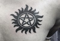 Supernatural Chest Tattoo X Supernatural Popculture Chesttattoo throughout proportions 1200 X 1200