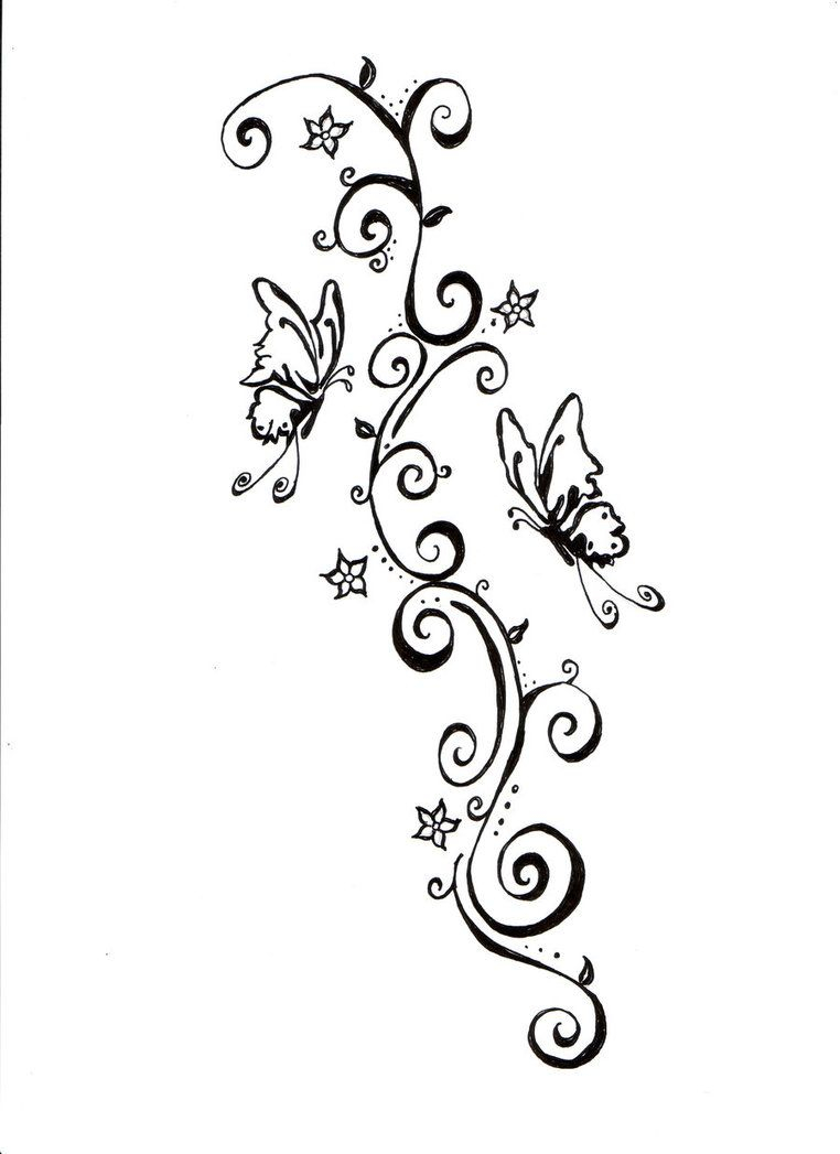 Swirl With Butterflies I Like This One But I Would Want Hearts within dimensions 762 X 1047