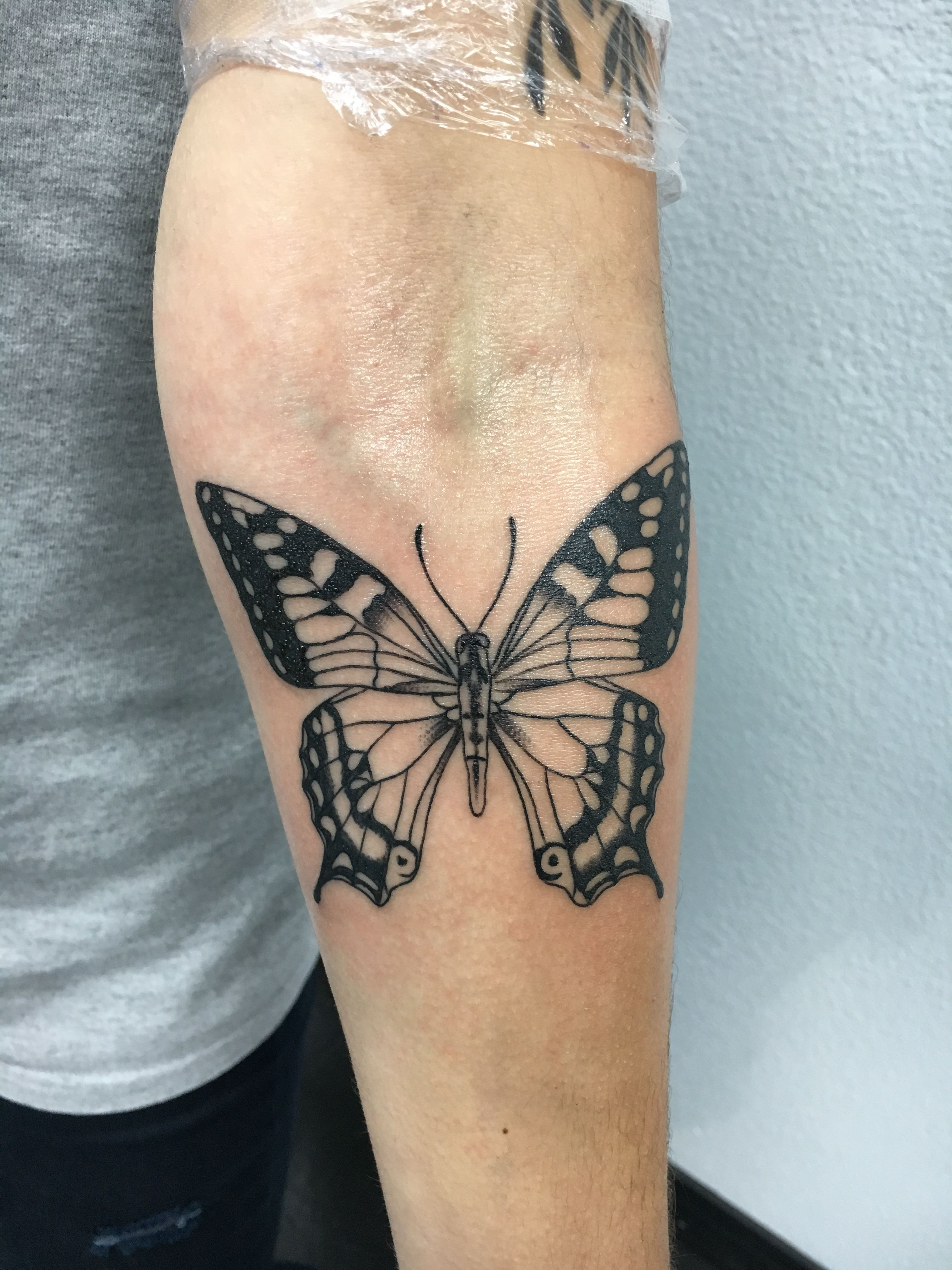 Tattoo 5 A Swallowtail Butterfly Done Ignacio Flores At His throughout size 3024 X 4032