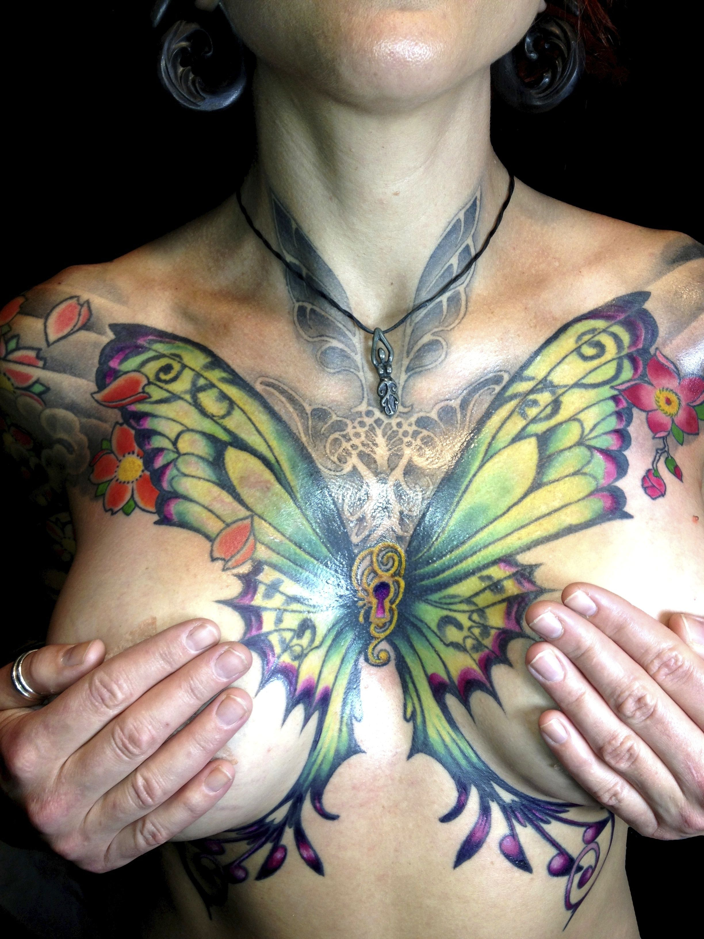 Tattoo Michael Norris Of Hubtattoo In Austin Texas Chest Tattoo with dimensions 2448 X 3264