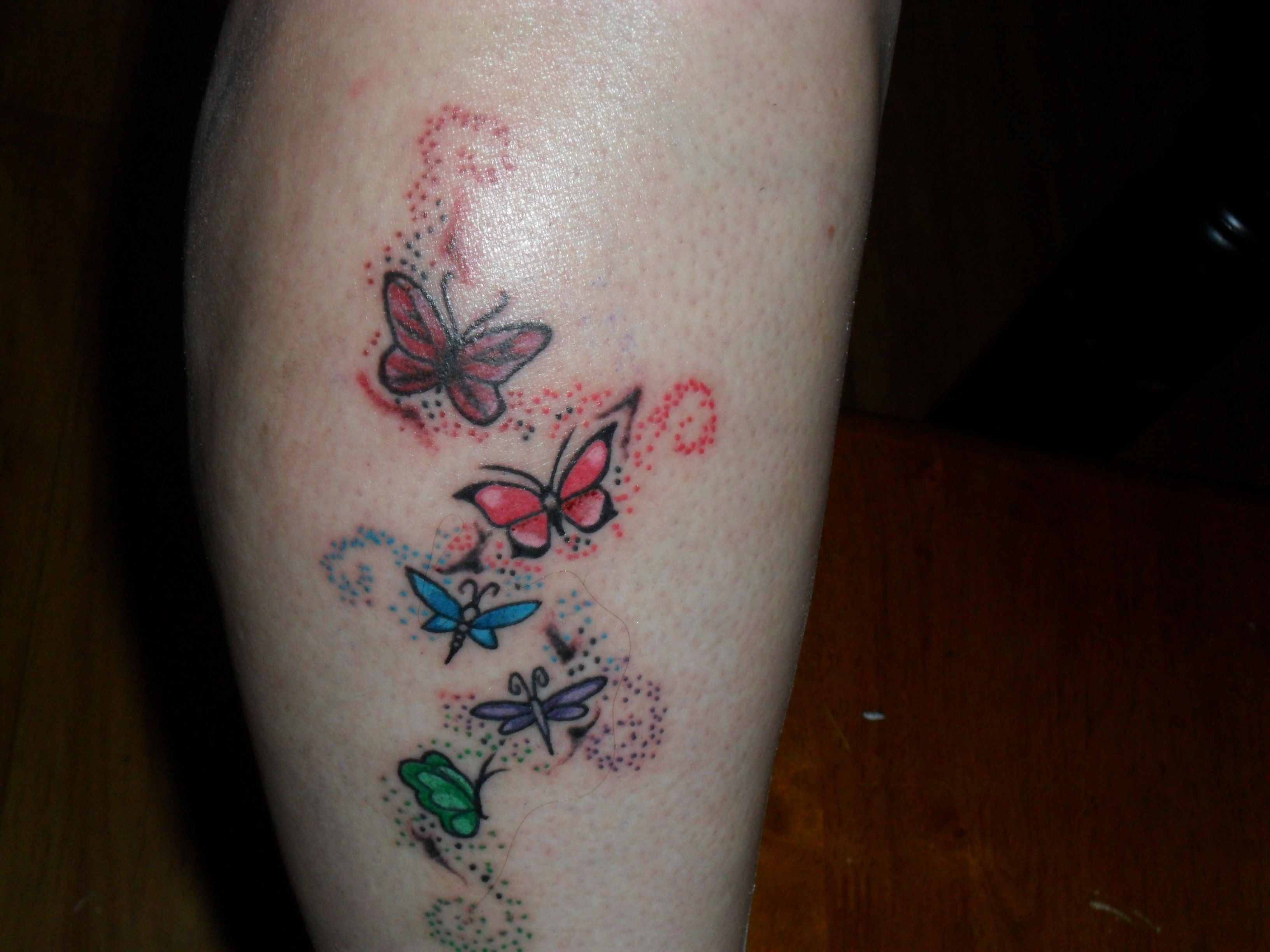 Tattoo That Represents My Kids Butterflies Are The Girls Dragonflies pertaining to size 3264 X 2448