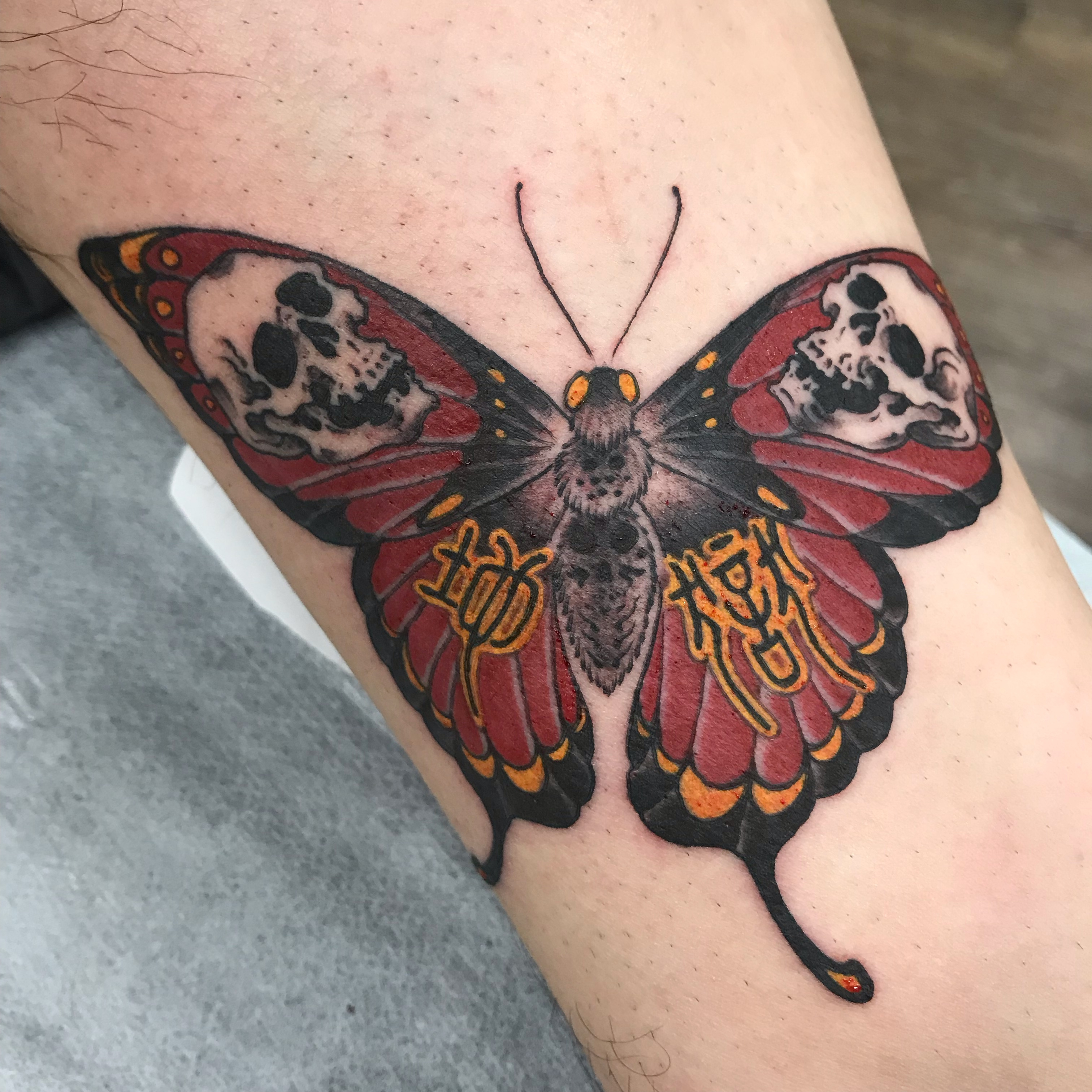 Tattoo Uploaded William Yoneyama Japanese Butterfly Hell pertaining to sizing 3024 X 3024