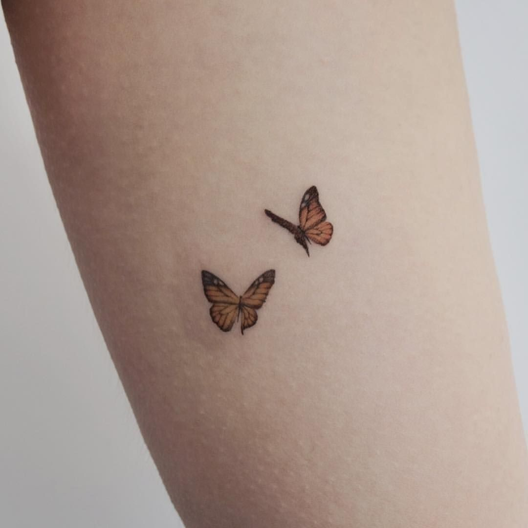 Tattoos And Piercings Tiny Butterfly throughout measurements 1080 X 1080