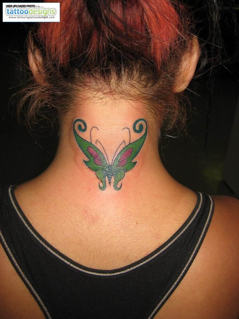 Tattoos For Girls Tattoos For Girls On Back Of Neck Tattoo Neck throughout sizing 922 X 1229
