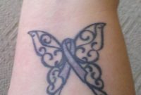 Tattoos For Women Butterfly Tats Cancer Ribbon Tattoos Cancer for proportions 849 X 1195