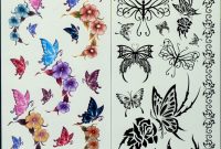 Temporary Tattoos Butterfly Tattoo Stencils For Body Waterproof News in dimensions 1191 X 1020