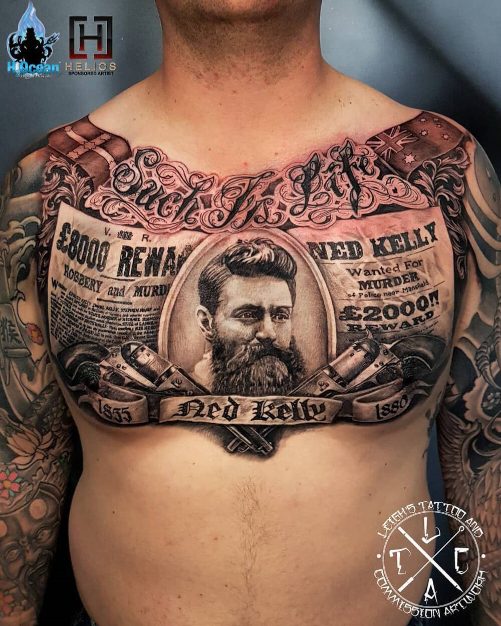 The 100 Best Chest Tattoos For Men Improb for size 1000 X 1250