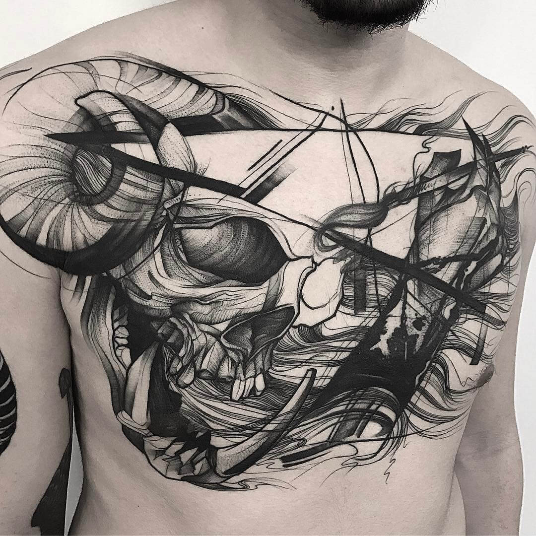 The 100 Best Chest Tattoos For Men Improb in proportions 1080 X 1080