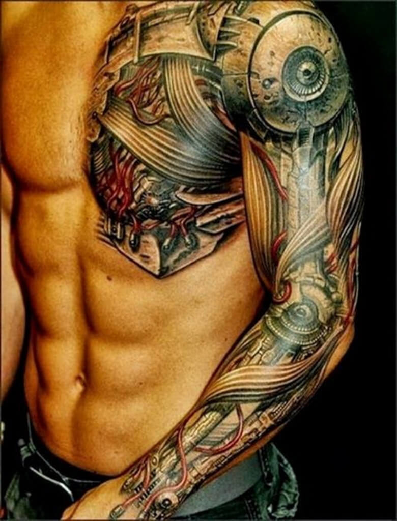 The 100 Best Chest Tattoos For Men Improb in size 780 X 1024