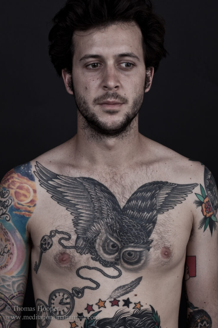 The 100 Best Chest Tattoos For Men Improb inside size 740 X 1110