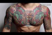 The 100 Best Chest Tattoos For Men Improb intended for proportions 1900 X 1425