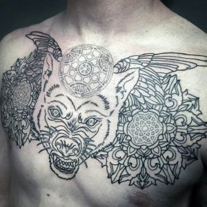 The 100 Best Chest Tattoos For Men Improb intended for size 1024 X 1024