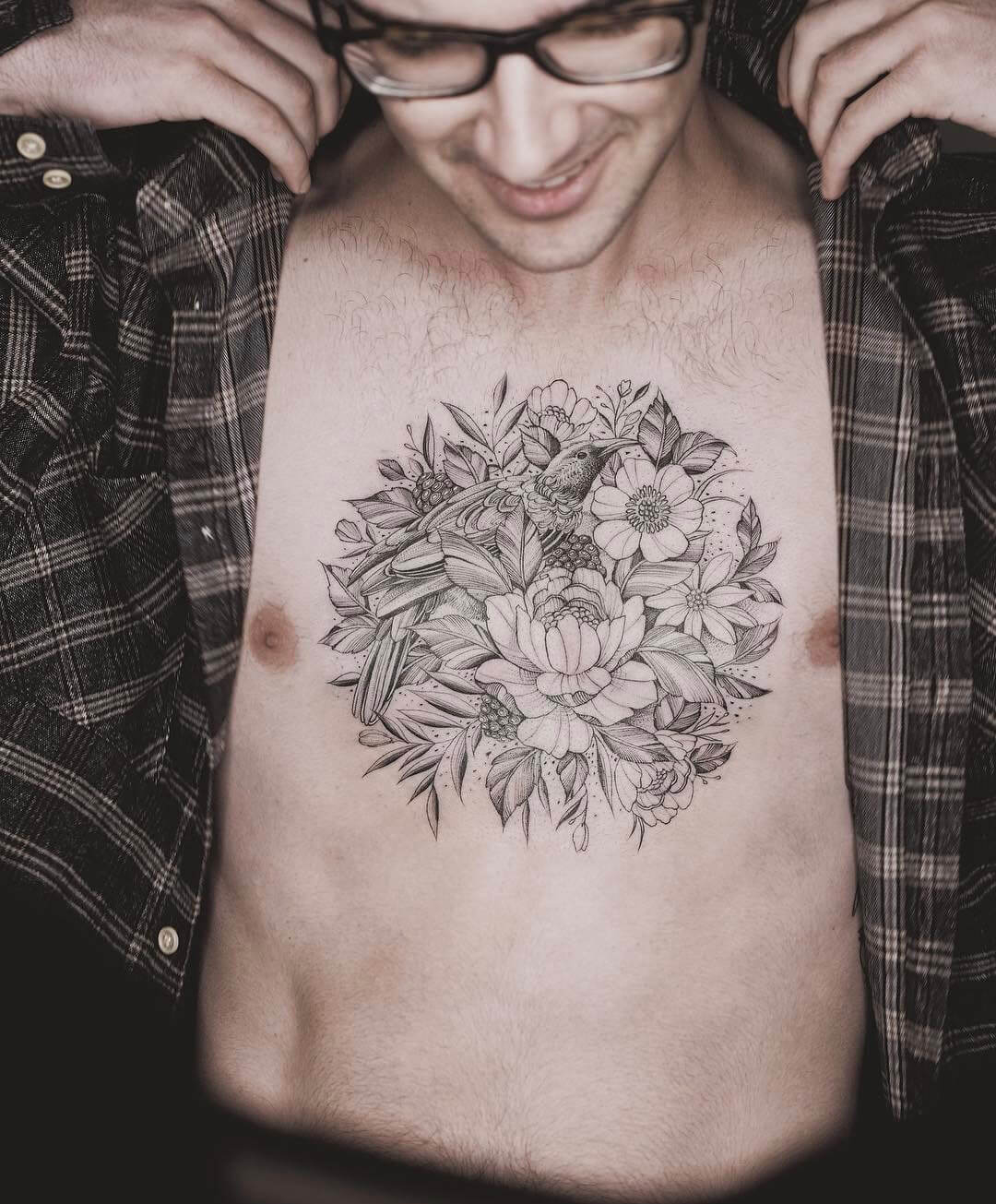 The 100 Best Chest Tattoos For Men Improb intended for size 1080 X 1305