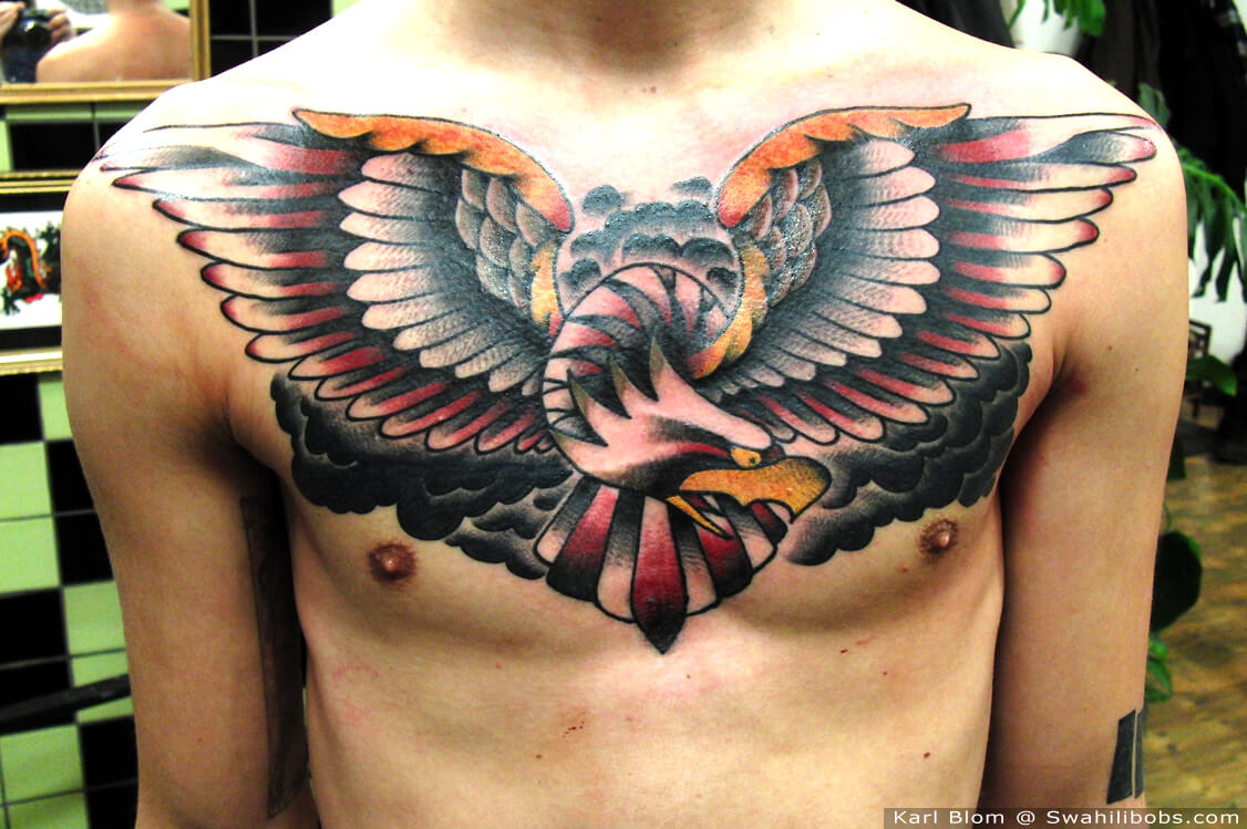The 100 Best Chest Tattoos For Men Improb intended for sizing 1126 X 749