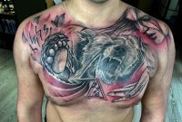 The 100 Best Chest Tattoos For Men Improb regarding measurements 1080 X 809