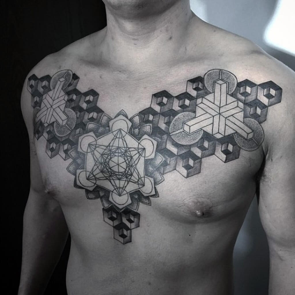 The 100 Best Chest Tattoos For Men Improb throughout dimensions 1024 X 1024