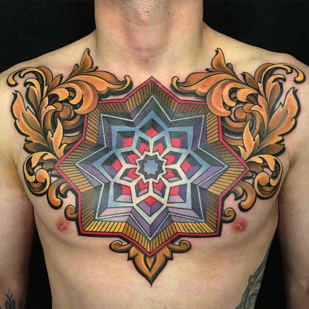 The 100 Best Chest Tattoos For Men Improb throughout size 1080 X 1080