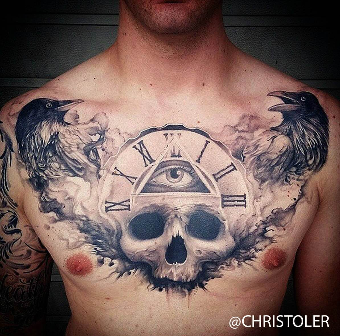 The 100 Best Chest Tattoos For Men Improb throughout sizing 1194 X 1178