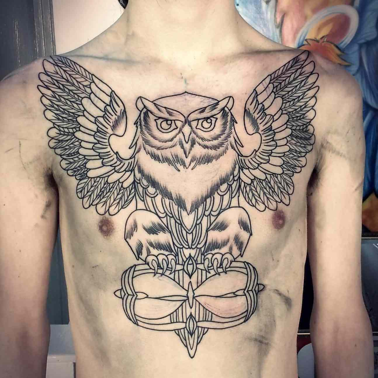 The 100 Best Chest Tattoos For Men Improb with regard to size 1294 X 1294