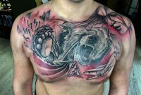 The 100 Best Chest Tattoos For Men Improb with sizing 1080 X 809