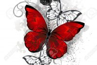 The Composition Of A Bright Red And Black Butterfly Butterflies regarding sizing 887 X 1300