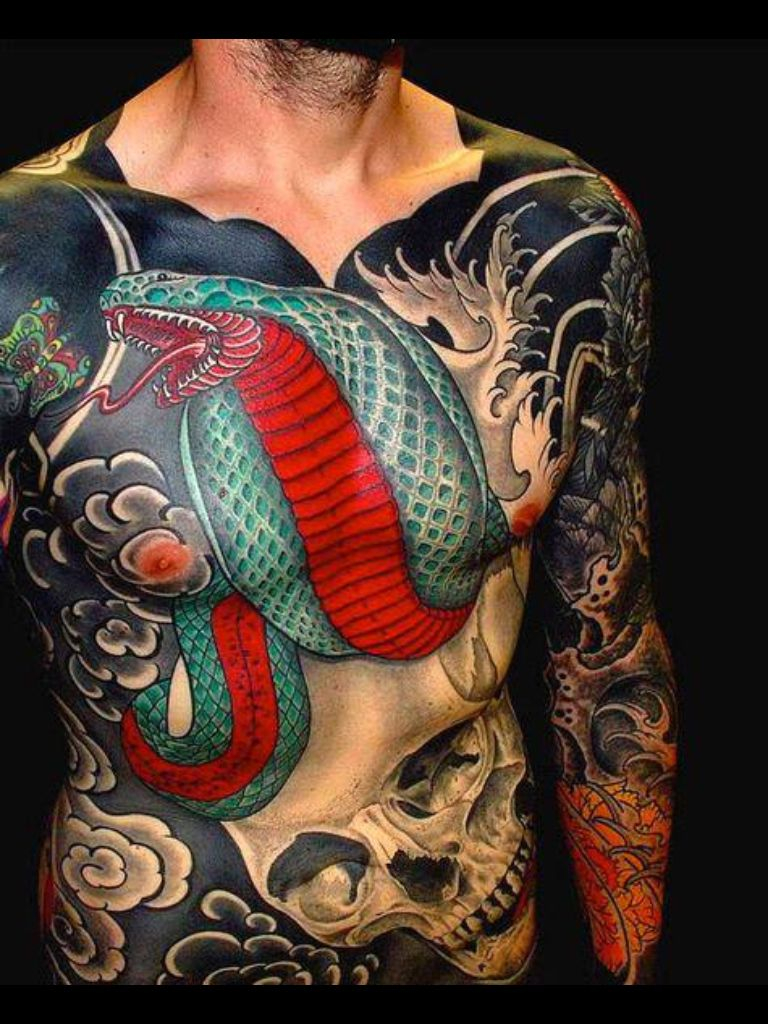 The Exceptional Art Of Japanese Tattooing Snake Tattoo Body with sizing 768 X 1024