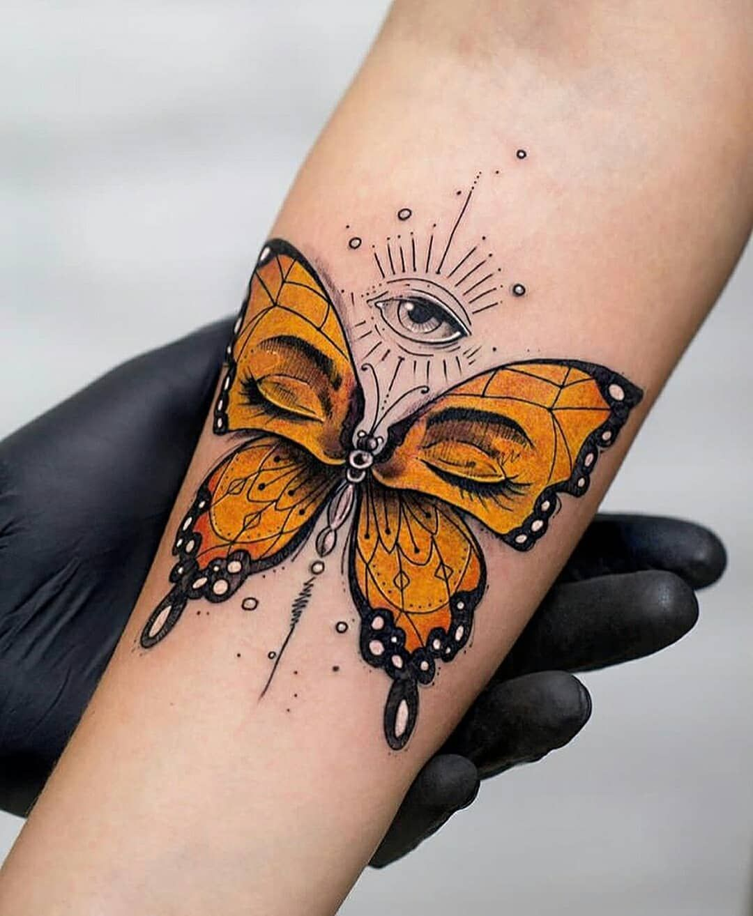 The Eyesfemale New Ink Tattoos Small Butterfly Tattoo Tattoo throughout dimensions 1080 X 1314