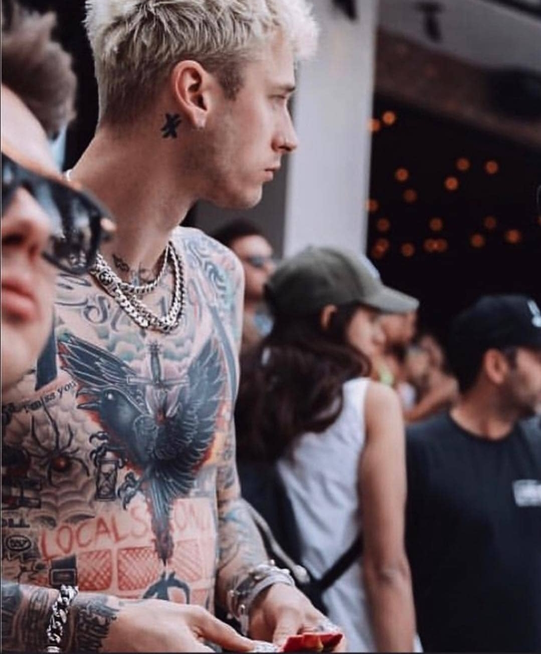 The New Tattoo Looks Dope As Fuck Machinegunkelly intended for measurements 1079 X 1304