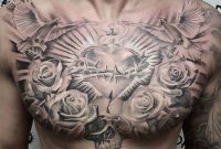 The Sacred Heart My Style Chest Tattoo Cool Chest Tattoos inside size 960 X 960